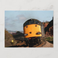 Vintager DieselLoco 37038 bei Dawlish Waren