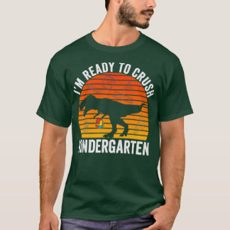 Vintager Dinosaurier Ich bin bereit, Kindergarten  T-Shirt
