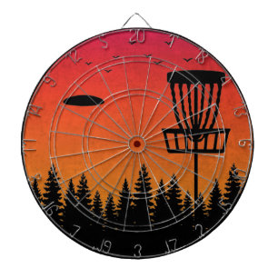 Vintager Disk Golf Frolf Frisbee Player Retro Dartscheibe