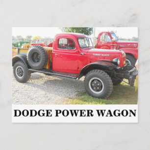 Vintager Dodge Postkarte