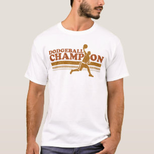 Vintager Dodgeball Champion Ringer T - Shirt