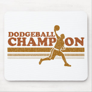 Vintager Dodgeball Meister Mousepad