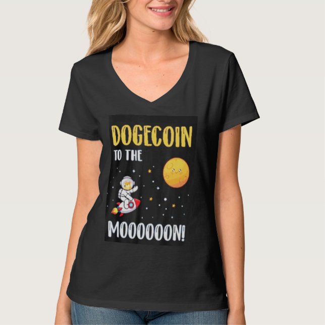 Vintager Dogecoin-Dosierung Krypto 1 T-Shirt (Vorderseite)