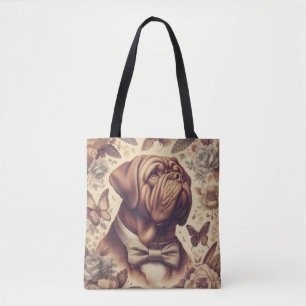 Vintager Dogue de Bordeaux Illustration