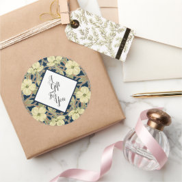 Vintager Dogwood-Blumenaufkleber Runder Aufkleber