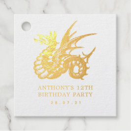 Vintager Drache Geschenkanhänger