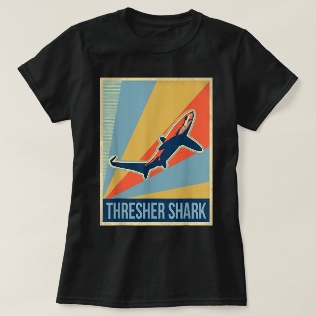 Vintager Dreherhai T-Shirt (Design vorne)
