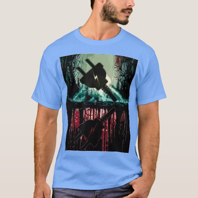 Vintager Dschungeläse T-Shirt (Vorderseite)