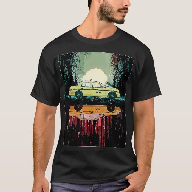 Vintager Dschungelästhetischer Tai-Treiber T-Shirt (Vorderseite)
