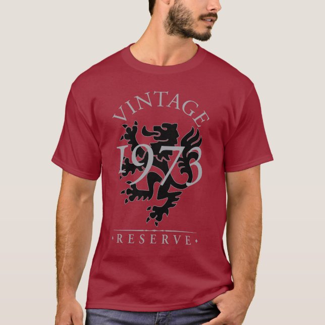 Vintager Dunkelheits-T - Shirt der Reserve-1973 (Vorderseite)
