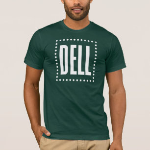 Vintager dunkler Dell Logo-T - Shirt (weißes Logo