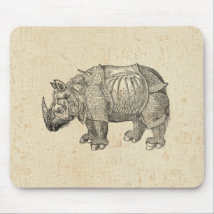 Vintager Durer Rhino Mousepad