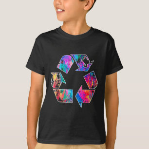 Vintager Earth Day Recycle Reduzieren Wiederverwen T-Shirt