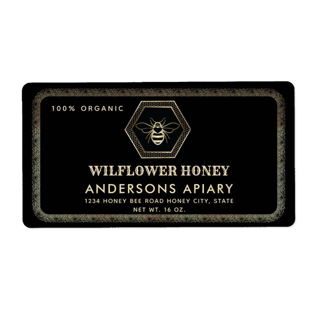 Vintager Edelgoldblütenhonigjar (Vorne)