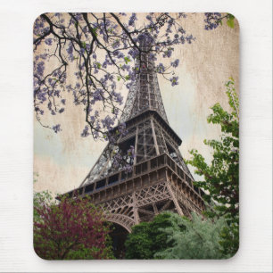 Vintager Eiffel-Turm 2 Mousepad