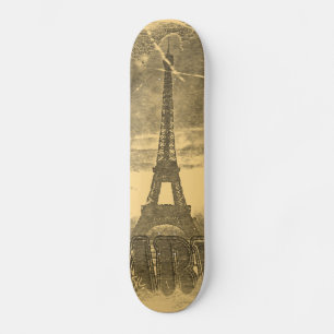 Vintager Eiffel-Turm Paris Skateboard