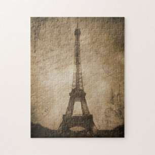 Vintager Eiffel-Turm Puzzle
