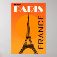 Vintager Eiffelturm Paris Europa Reisen