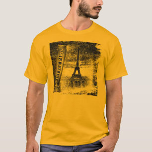 Vintager Eiffelturm Paris T - Shirt