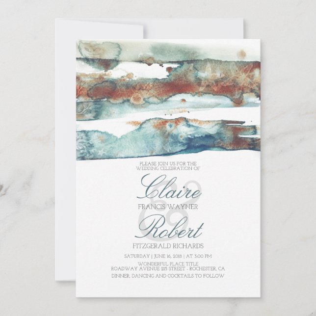 Vintager Einladung (Vorderseite)