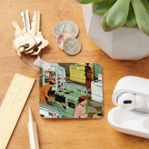 Vintager Einzelhandel, Appliance-Showroom-Store Schlüsselanhänger