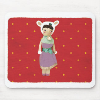 Vintager Eisbärenschnee coole rupydetequila Mousepad