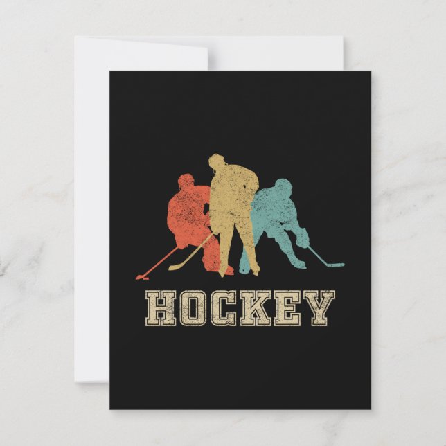 Vintager Eishockey (Vorderseite)