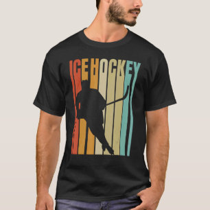 Vintager Eishockey Retro Hockey der 70er Jahre T-Shirt