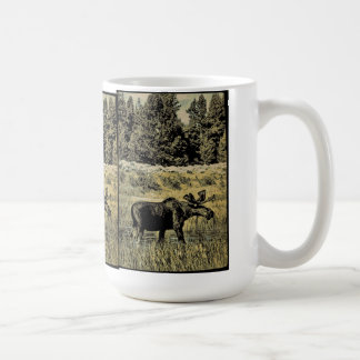 Vintager Elch Tasse