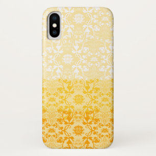 Vintager, eleganter Damaskus gedippter Lace Floral iPhone X Hülle