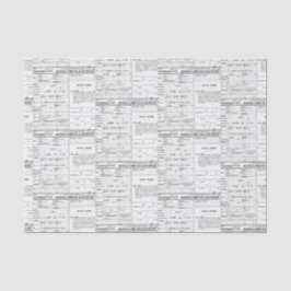 Vintager Empfang Seidenpapier