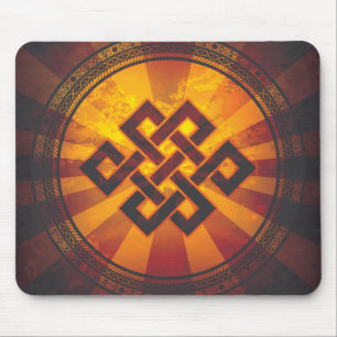 Vintager endloser Knoten-Druck Mousepad
