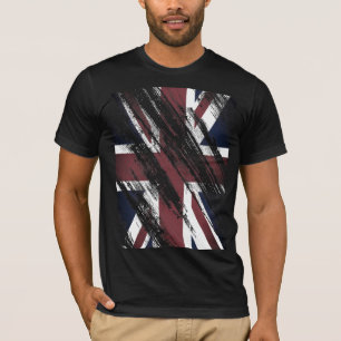 Vintager England-Flaggen-T - Shirt