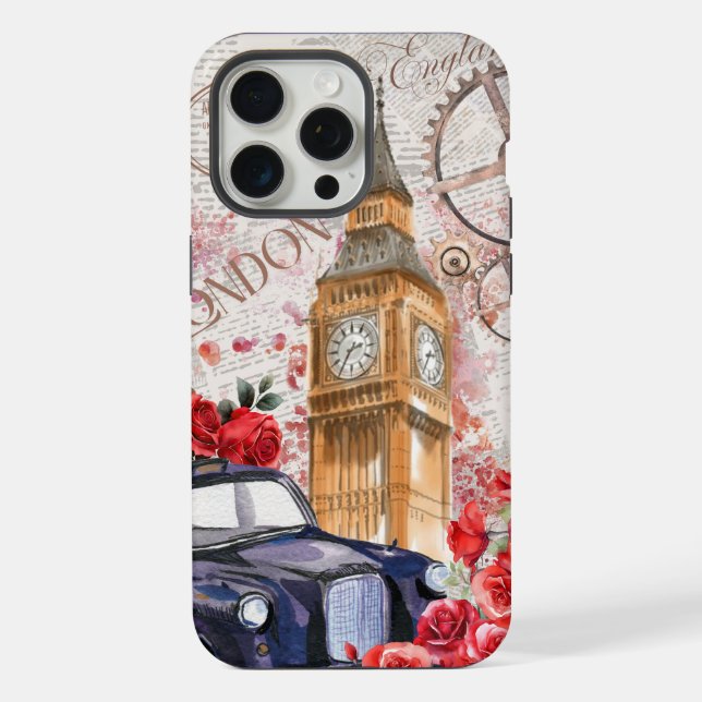 Vintager England Phone Case iPhone Hülle (Rückseite)