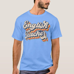 Vintager Englischlehrer Grammatiklehrer zurück zu  T-Shirt