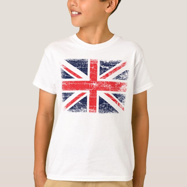 Vintager Entwurf das T-Shirt des BRITISCHES (Vorderseite)