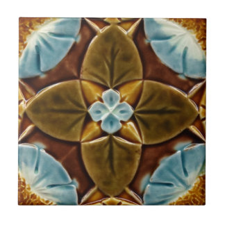 Vintager Entwurf der Majolika-gotischer Fliese