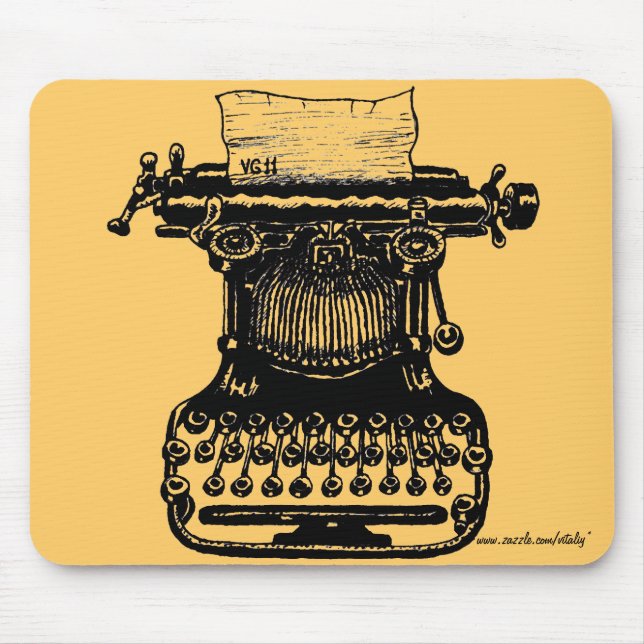 Vintager Entwurf mousepad grafische Kunst der (Vorne)