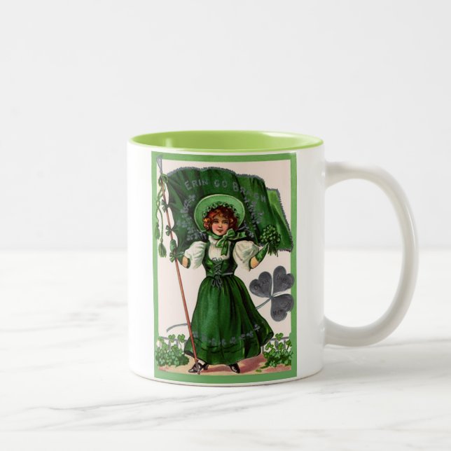 Vintager Erin gehen Bragh Tasse (Rechts)
