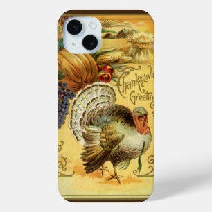 Vintager Erntedank - Grüße mit der Türkei Case-Mate iPhone Hülle