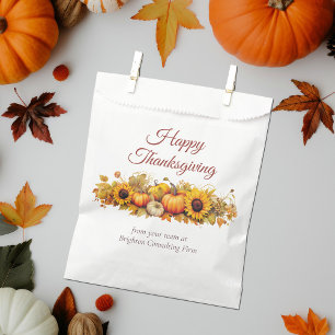 Vintager Erntedank Pumpkins Custom Company Party Geschenktütchen