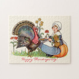 Vintager Erntedank Puzzle