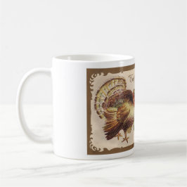 Vintager Erntedank, Türkei, Pilgermädchen Tasse