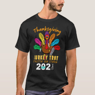 Vintager Erntedank Türkei Trot Struttin' Unser Ste T-Shirt