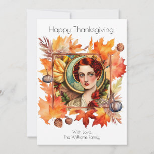 Vintager Erntedank wünscht Einladung