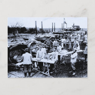 Vintager Erster Weltkrieg Foto Deutsche Bäckerei b Postkarte