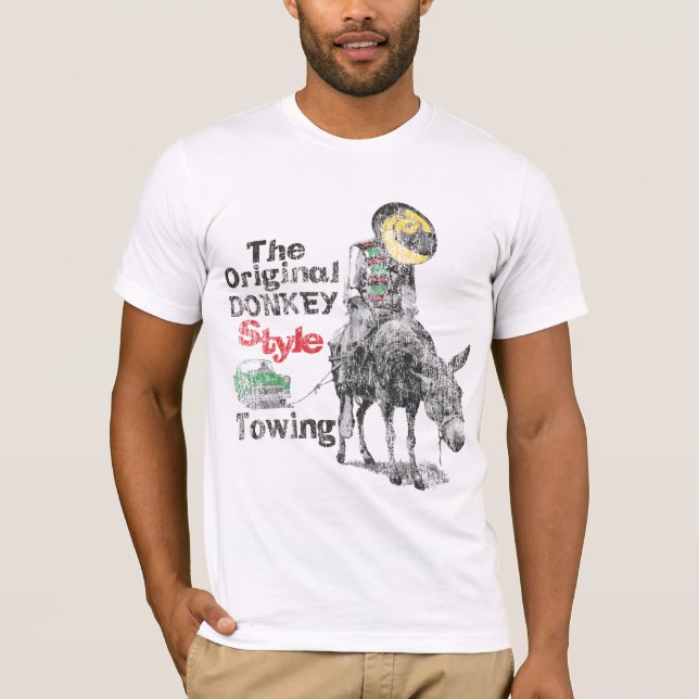 Vintager Esel T-Shirt (Vorderseite)