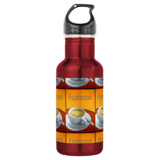 Vintager Espresso-Kaffee Trinkflasche