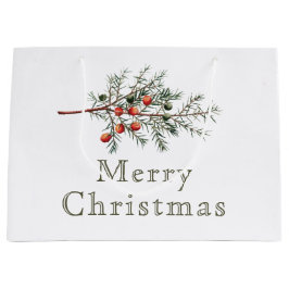 Vintager Evergreen Juniper Branchentag Große Geschenktüte