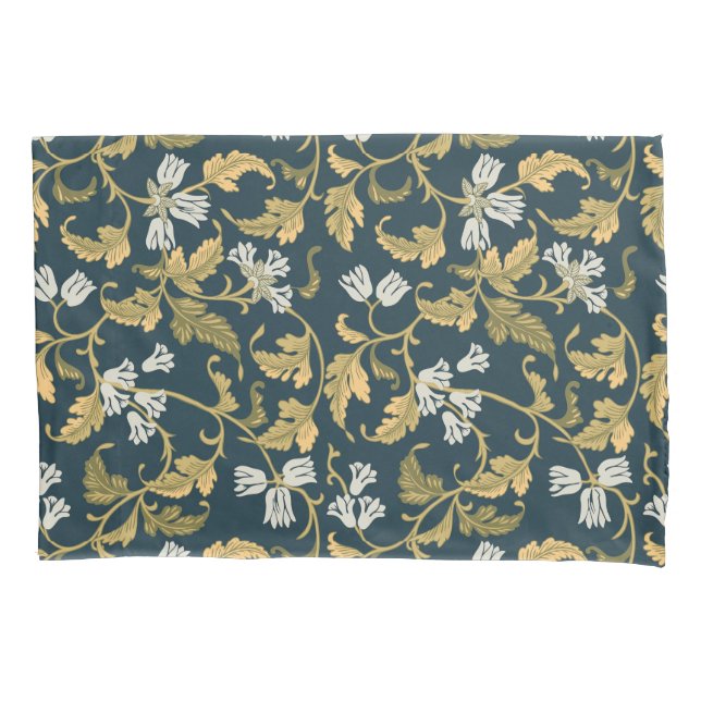 Vintager Fall Botanical Elegance Pillow Kissenbezug (Vorderseite)